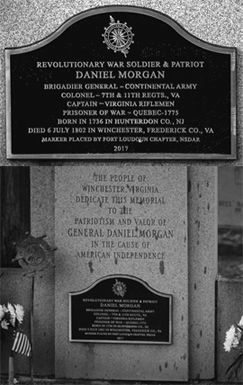 daniel morgan grave with dar marker